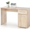 Abdel skrivbord 120x55 cm - Sonoma ek + Textilrengöring för möbler