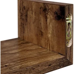 Abner vägghylla - Brun