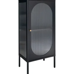 Adelaide vitrinskåp 110x50 cm - Svart