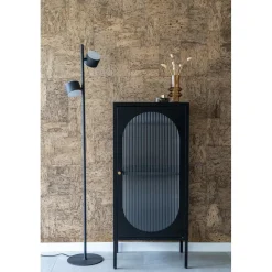 Adelaide vitrinskåp 110x50 cm - Svart