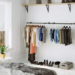 Adjutant klädstång, 2-pack - Svart