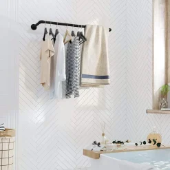 Adjutant klädstång, 2-pack - Svart