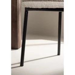 Agnes matstol - Vit boucle