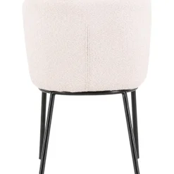 Agnes matstol - Vit boucle