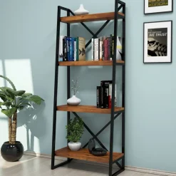 Alaro bokhylla - Valnöt