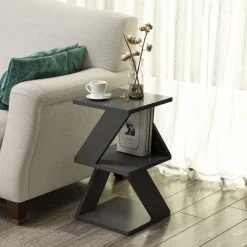 Albeni sidobord 30 x 30 cm - Antracit