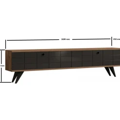 Alberi TV-bänk - Furu/antracit