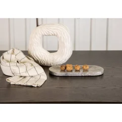 Alby matbord 220 x 100 cm - Svart/mocca