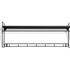 Alex hatthylla i metall - Svart