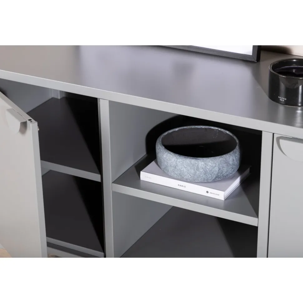 Alexander TV-bänk - Ljusgrå