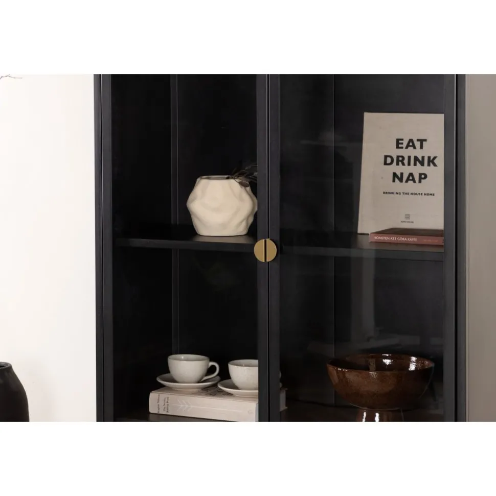 Alexander vitrinskåp - Svart