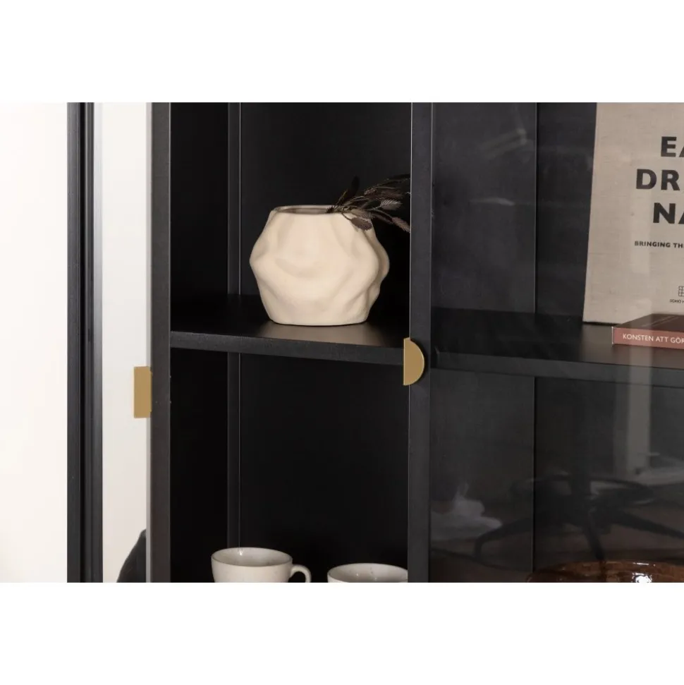 Alexander vitrinskåp - Svart