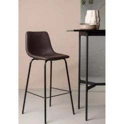 Alexi barstol - Brun PU