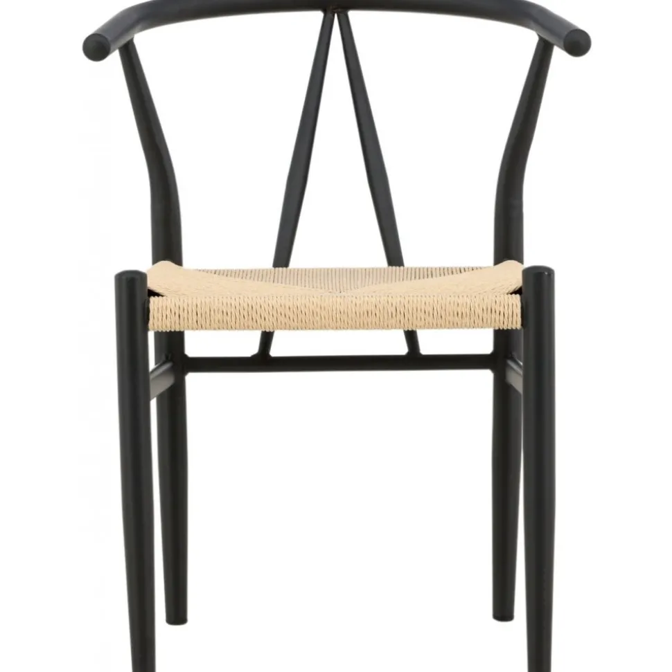 Alfons matstol - Beige/svart