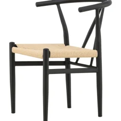 Alfons matstol - Beige/svart