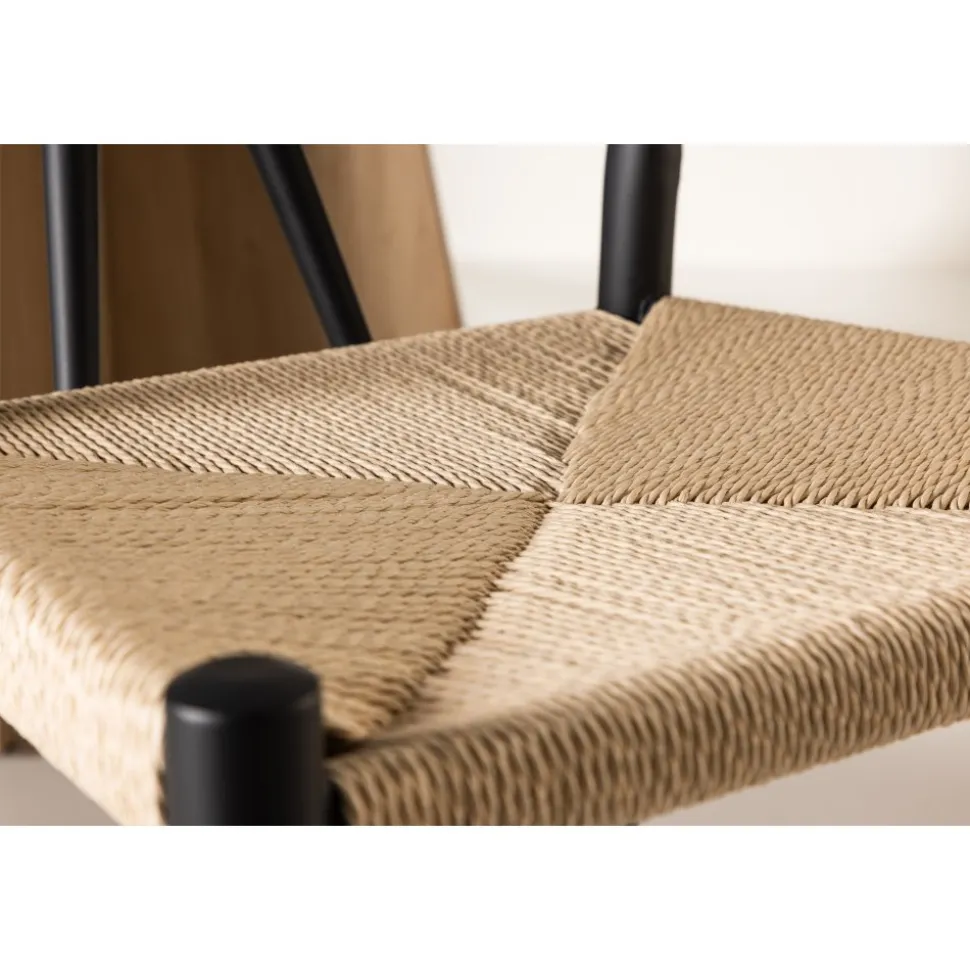 Alfons matstol - Beige/svart