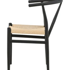 Alfons matstol - Beige/svart