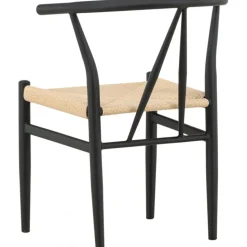 Alfons matstol - Beige/svart