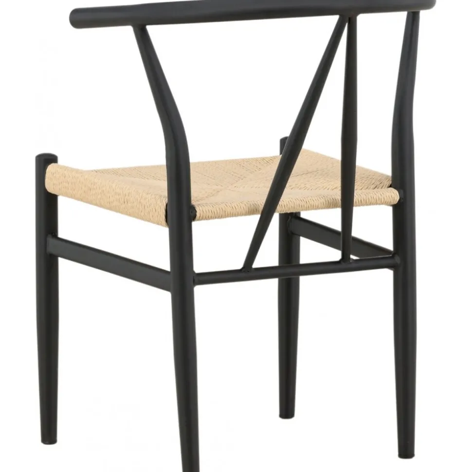 Alfons matstol - Beige/svart