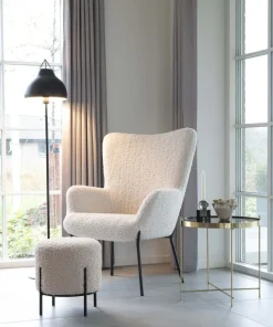 Alford Sittpuff - Lammskinn(Konstskinn)/svart