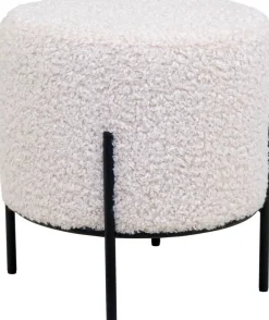 Alford Sittpuff - Lammskinn(Konstskinn)/svart + Textilrengöring för möbler