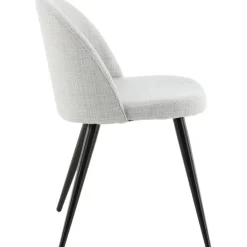 Alice matstol - Ljusgrå tyg