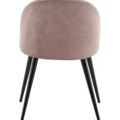 Alice matstol - Rosa/svart