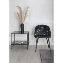 Alice matstol - Svart blomma
