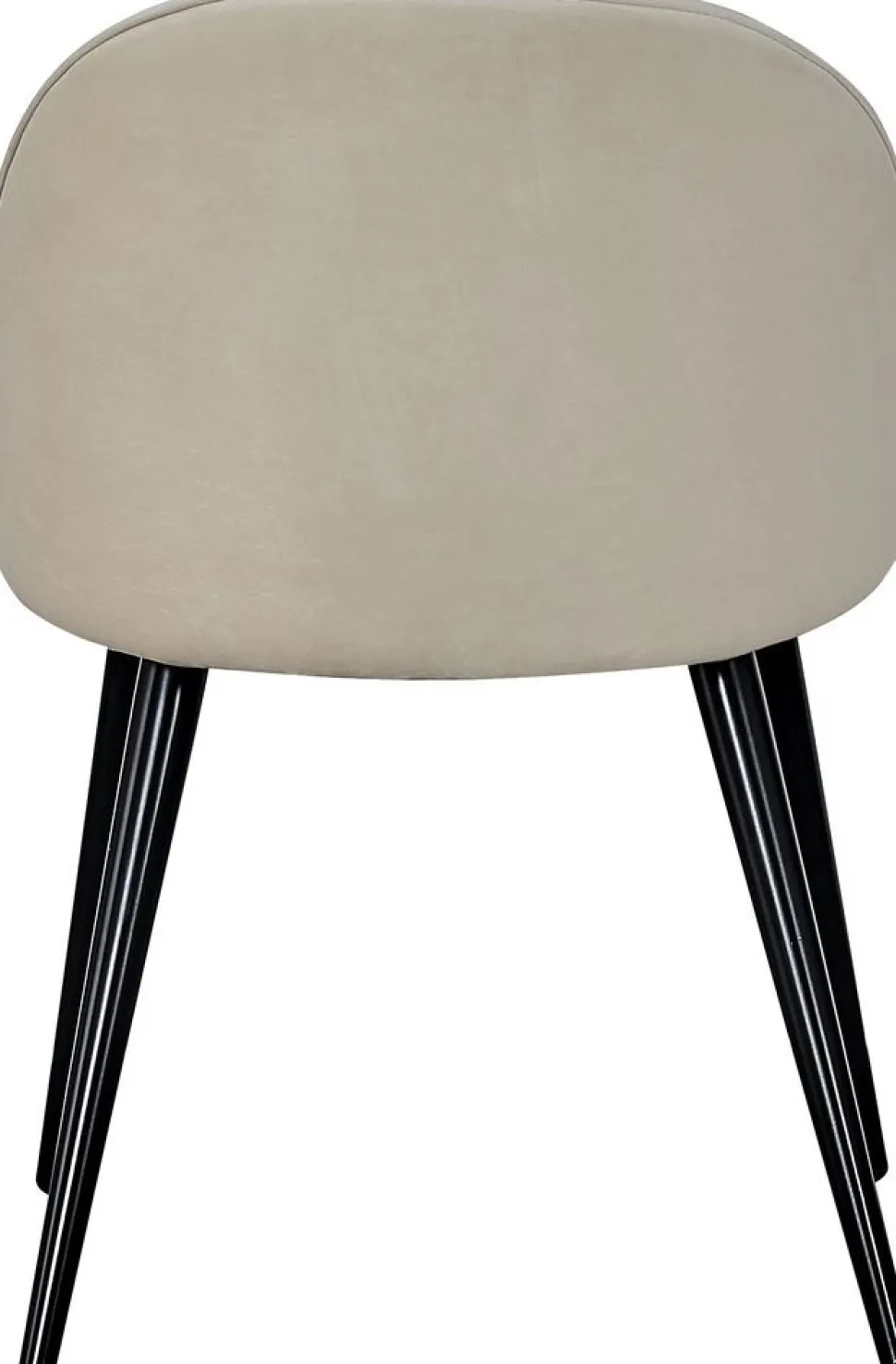 Alice matstol - Svart/beige sammet