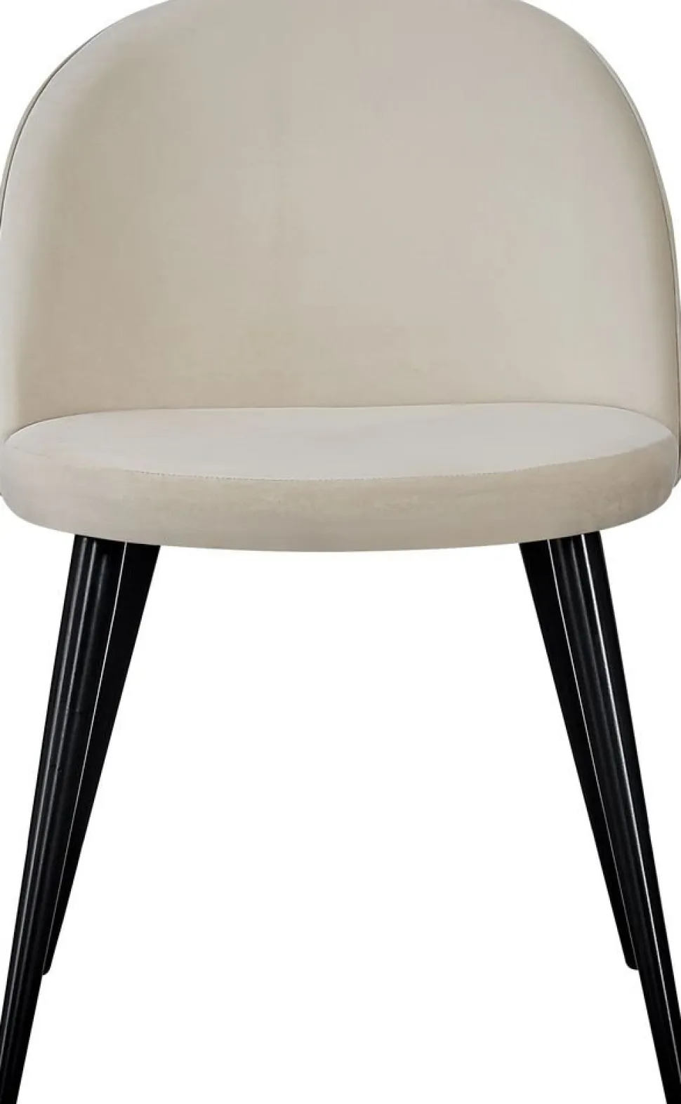 Alice matstol - Svart/beige sammet