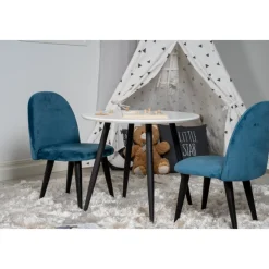 Alice matstol XXS - Blå sammet