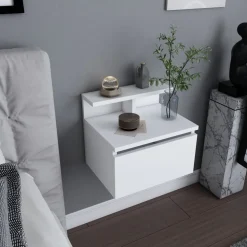 Alice sängbord - Vit