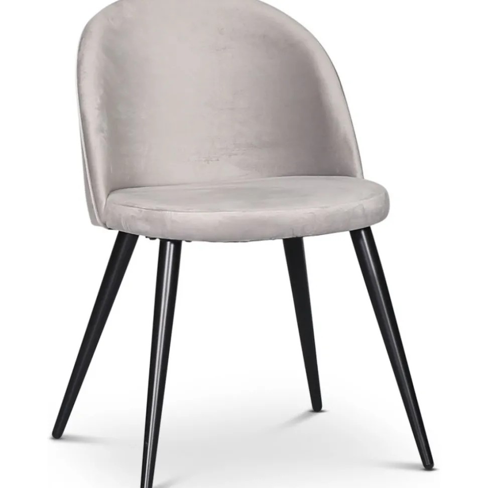 Alice stol - Beigegrå Sammet + Möbeltassar