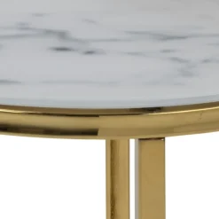 Alisma satsbord Ø35/45 cm - Vit