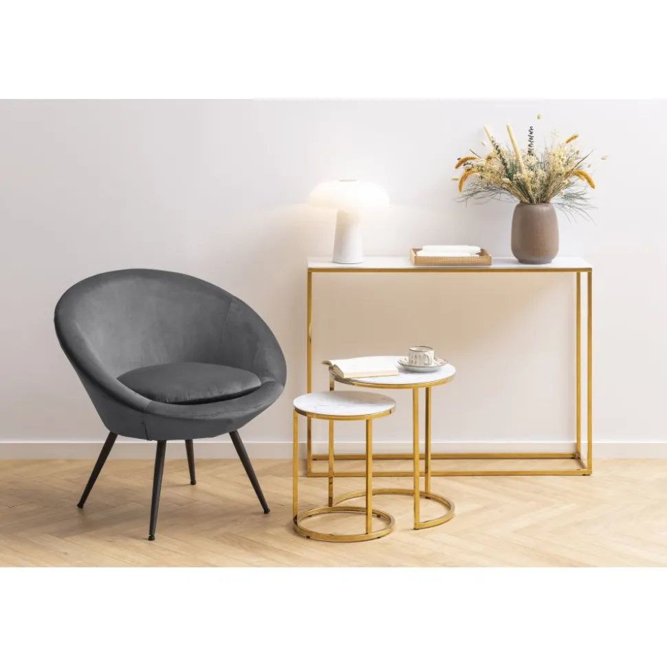 Alisma satsbord Ø35/45 cm - Vit