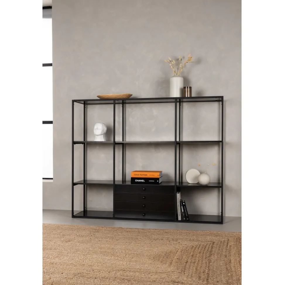 Amarillo bokhylla - Svart