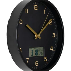 Amiens väggklocka - Svart