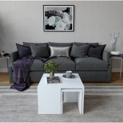 Annabelle soffbord-set - Vit