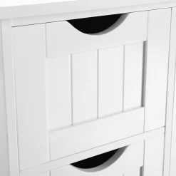 Annette förvaringsskåp - Vit + Möbeltassar