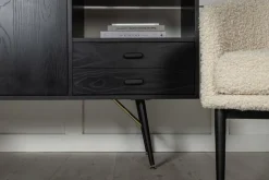 Ansmark sideboard - Svart/mässing