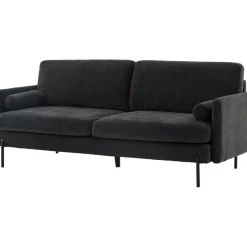 Antibes 2-sits soffa - Svart/Mörkgrå