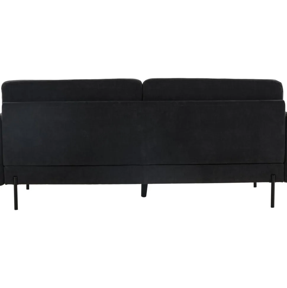 Antibes 2-sits soffa - Svart/Mörkgrå