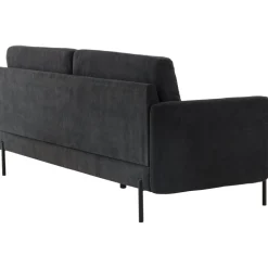 Antibes 2-sits soffa - Svart/Mörkgrå