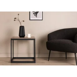 Arbor sidobord 50 x 50 cm - Brun