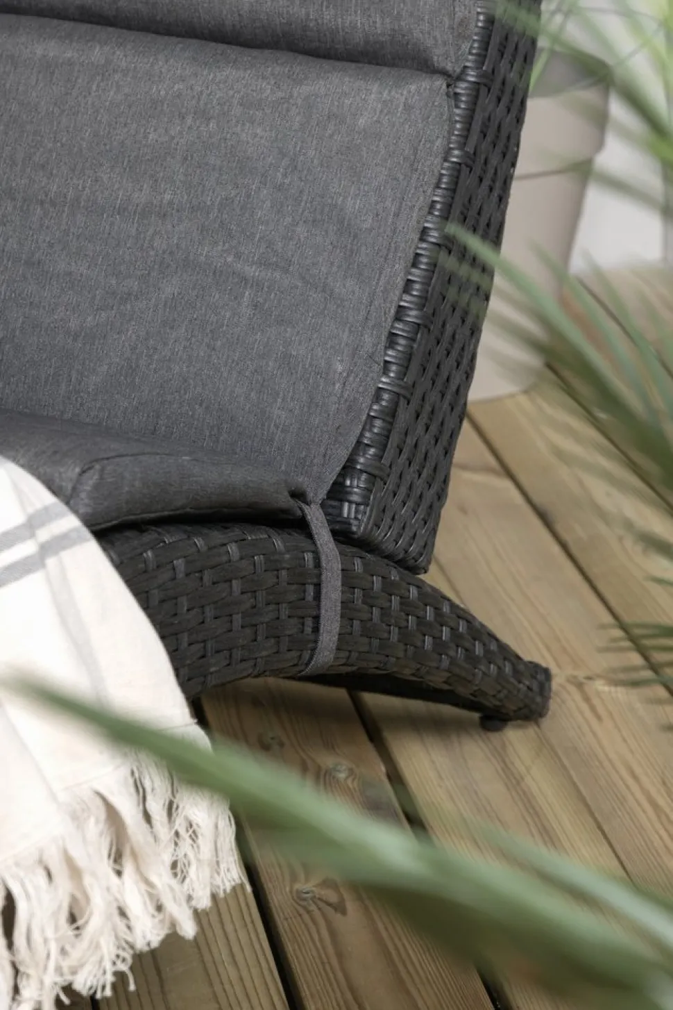 Archie solsäng - Svart