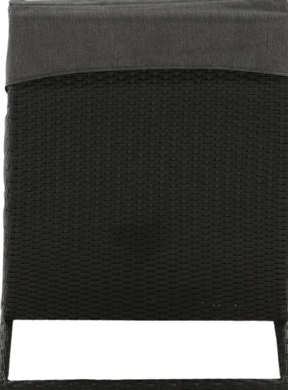 Archie solsäng - Svart + Rengöringsmedel för utemöbler