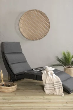 Archie solsäng - Svart + Textilskydd för utemöbler