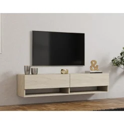 Arges TV-bänk - Travertin