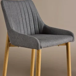 Argon barstol - Ekimitation/grå