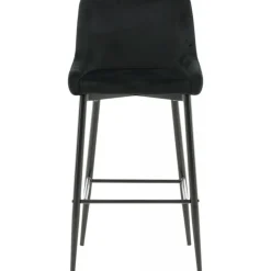 Argon barstol - Svart + Möbeltassar